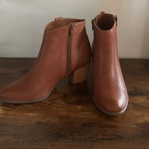 G.H Bass & Co. Leather Heeled Ankle Boots